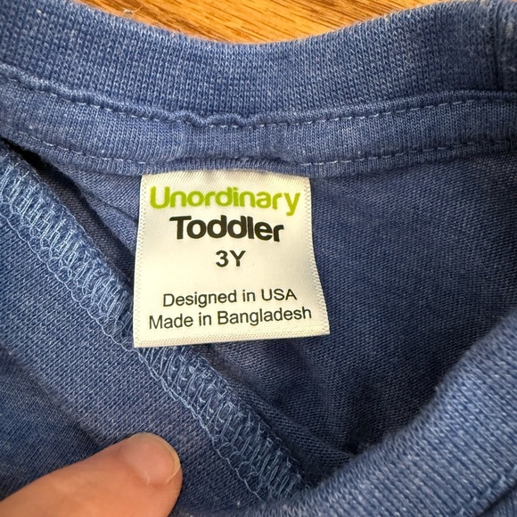 Unordinary Toddler Three Birthday TShirt size 3Y - Picture 2 of 4